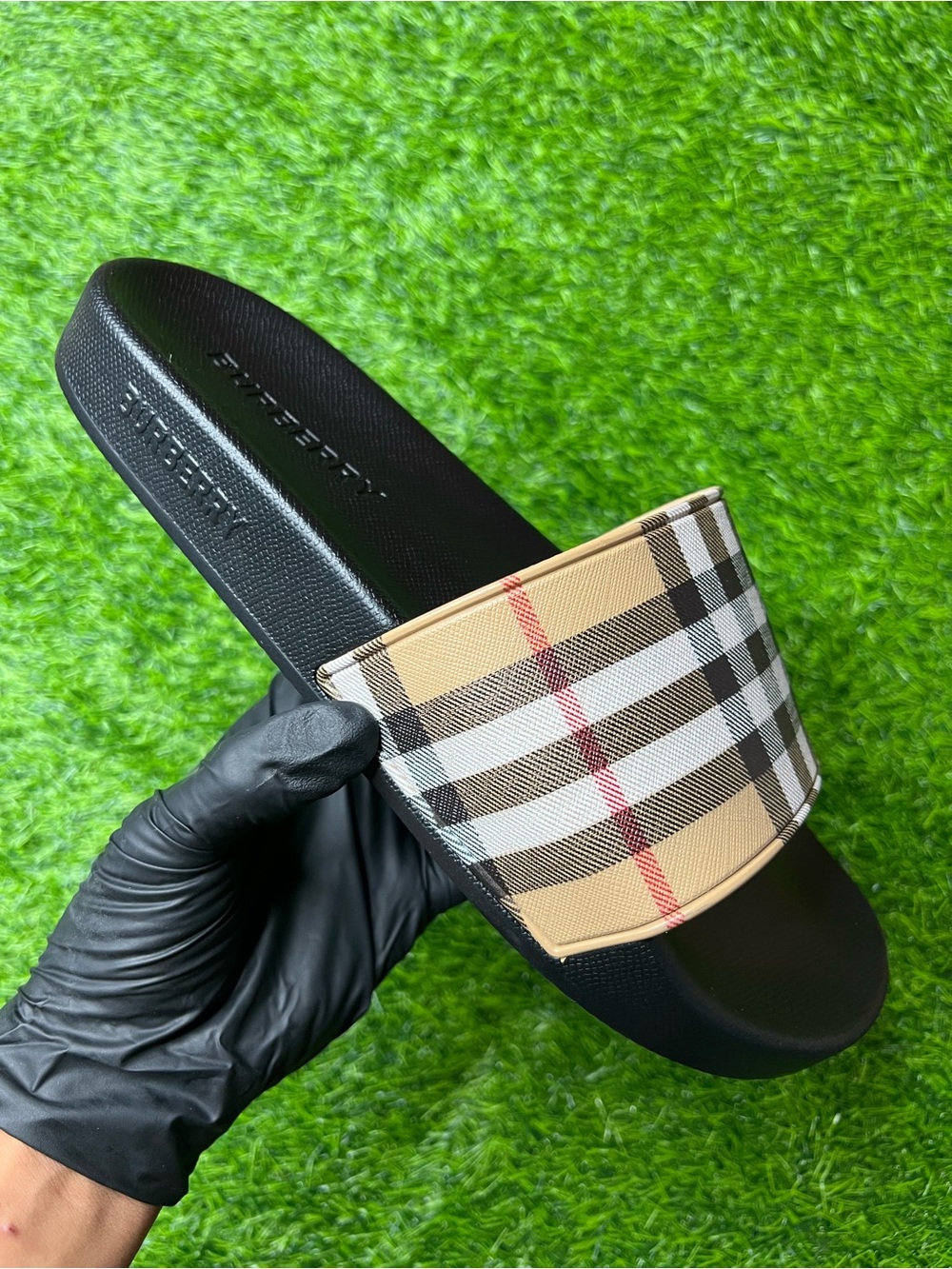 Burberry slides